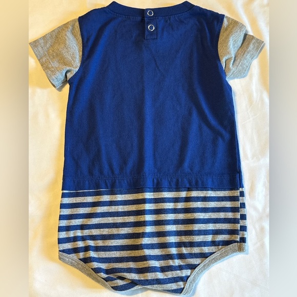 Majestic Dodgers Blue Baby Outfit - Picture 2 of 4